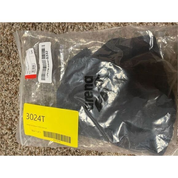 Brand New Arena Women’s Size 34Black Vented Mesh Panel Swimsuit One Piece - Picture 9 of 9